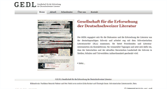 Desktop Screenshot of gedl.ch