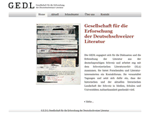 Tablet Screenshot of gedl.ch